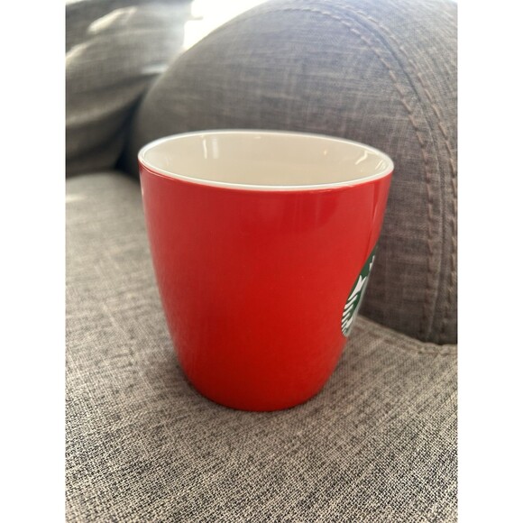 Starbucks 2020 Holiday Coffee Cup Ceramic Mermaid Mug 12 Oz Red - Picture 5 of 7